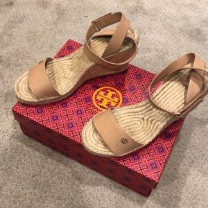 Tory Burch Espadrille Wedge SIZE 10